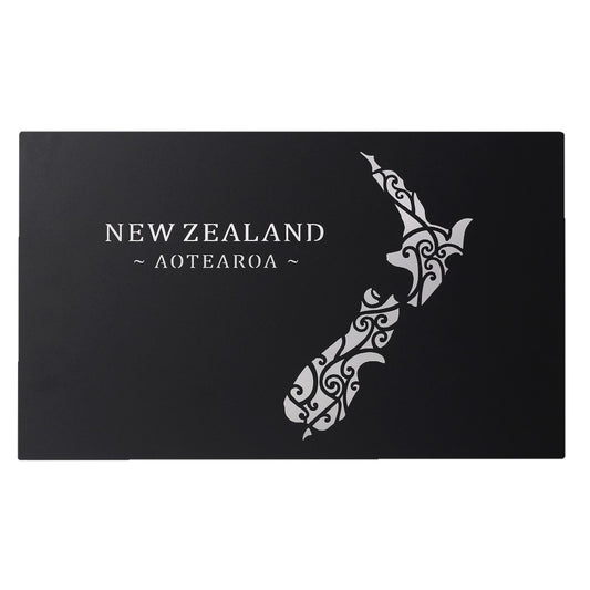 NZ Metal Wall Art Black