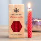 Red Beeswax Spell Candles - Love