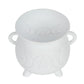 White Triple Moon Cauldron Oil Burner NEW!
