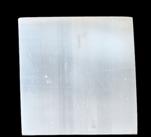 Selenite Square Plate (8cm)