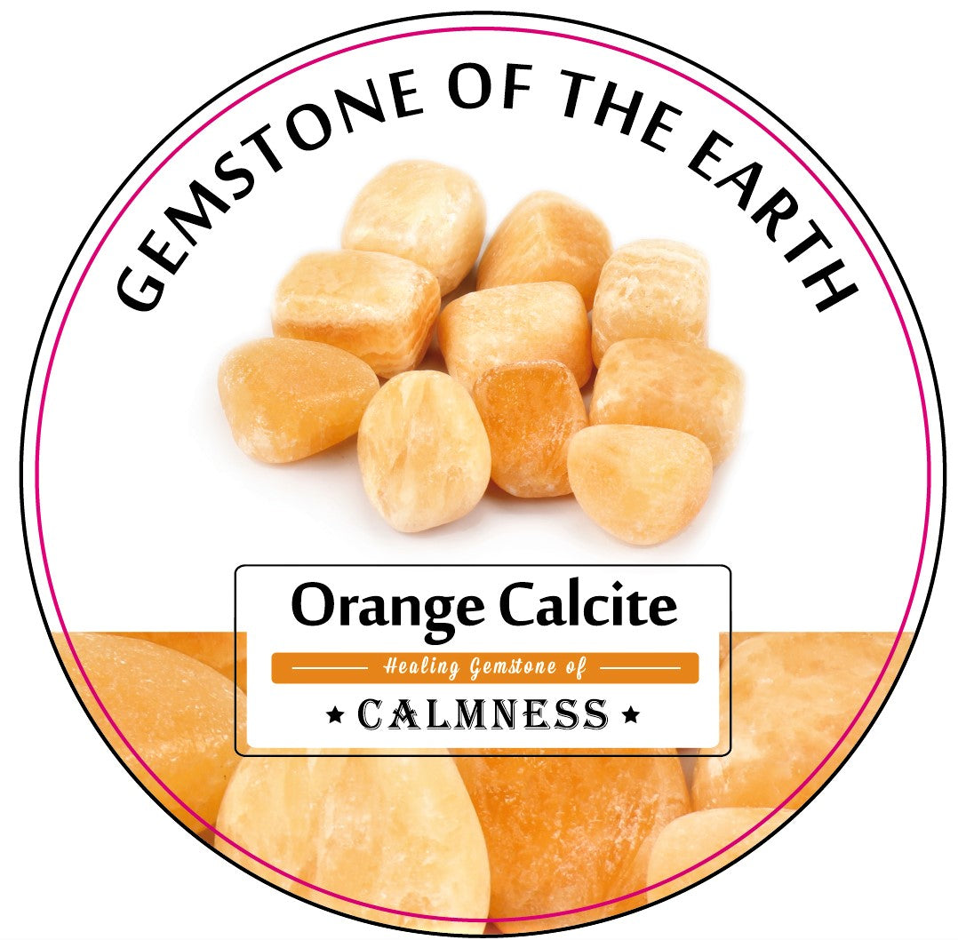 Tumbled Crystal – Orange Calcite