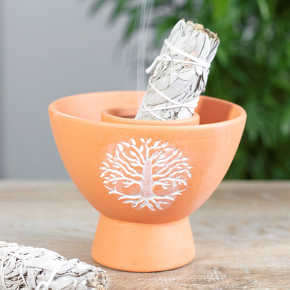 Terracotta Smudge Bowl