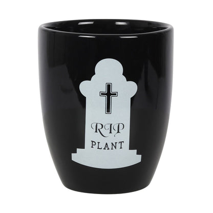 RIP Plant Gothic Ceramic Plant Pot