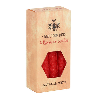 Red Beeswax Spell Candles - Love