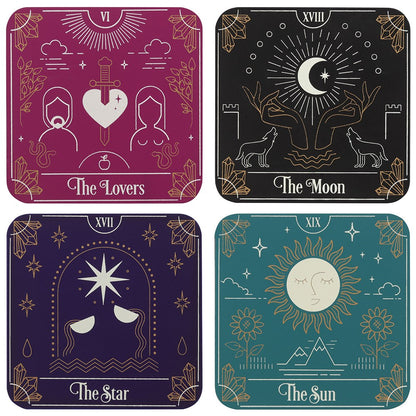 Tarot Coaster Set (4) NEW!