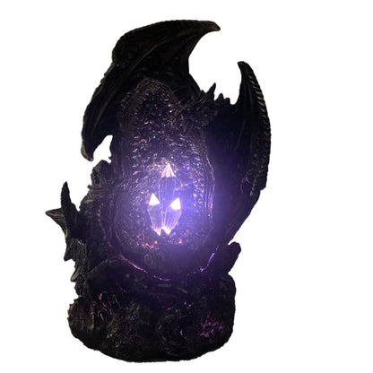 Dragon With Baby on LED Crystal Cave NEW!