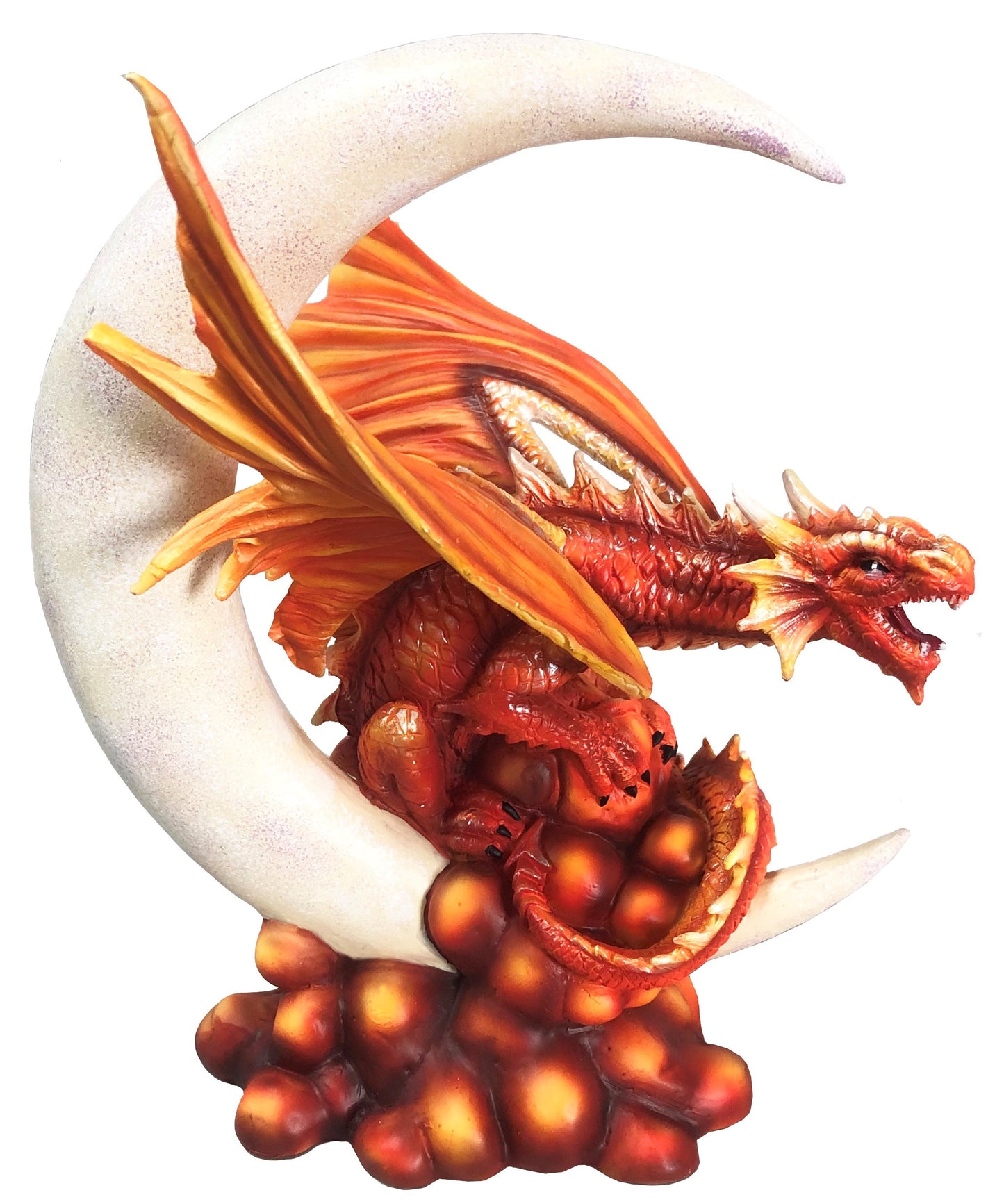Crescent Moon Dragon Red