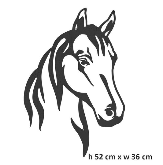 Horse Head Corten Steel Wall Art