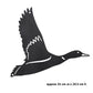Flying Duck Lge Corten Steel