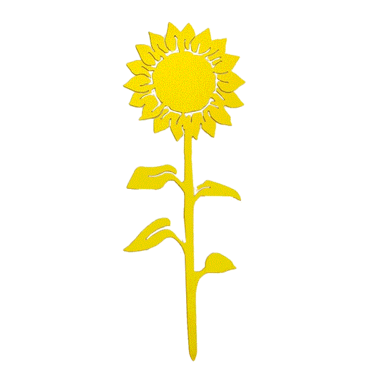 Sunflower Yellow Steel Garden Art