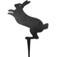 Jumping Rabbit Corten Steel Garden Art