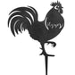 Rooster Corten Steel Garden Art