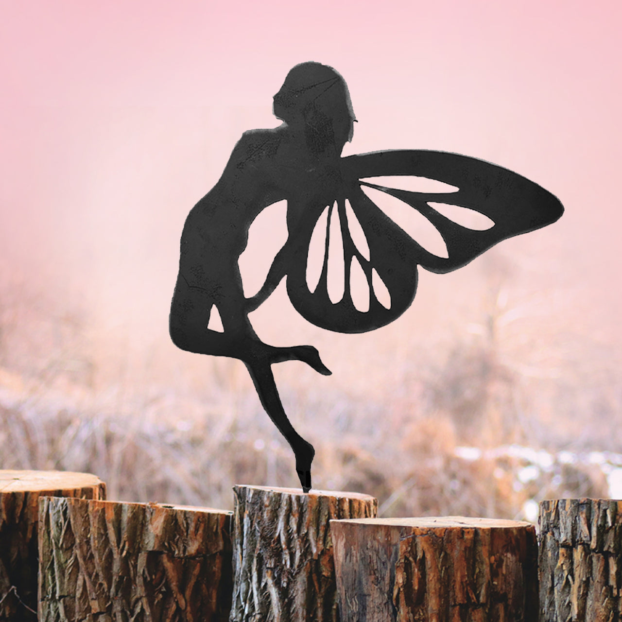 Fairy Lge Corten Steel Garden Art