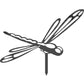 Dragonfly Corten Steel Garden Art
