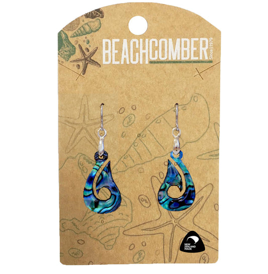Paua Earrings Small Fishhook