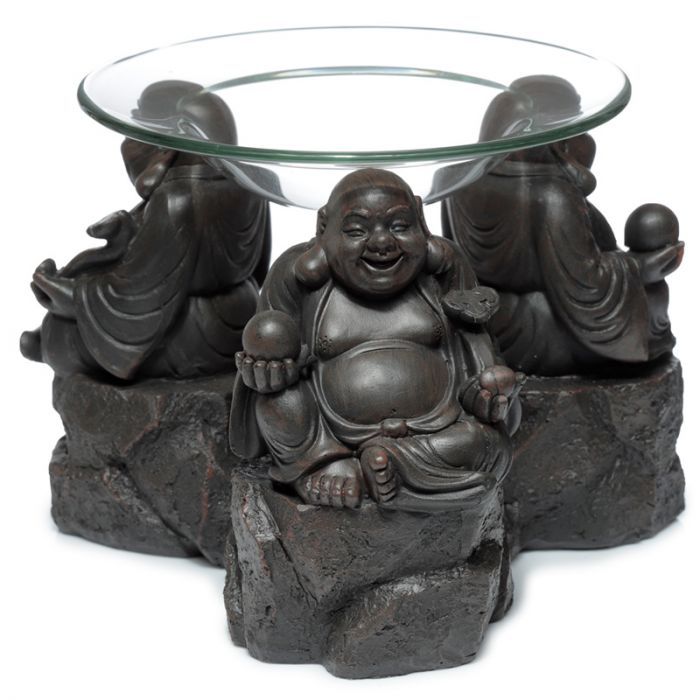 Peace of the East Wood Effect Buddha Oil Burner