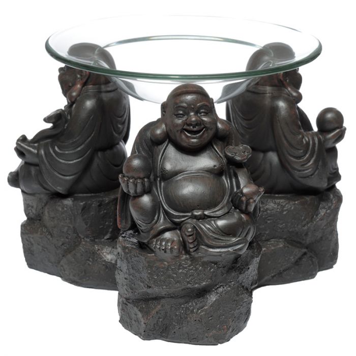 Peace of the East Wood Effect Buddha Oil Burner