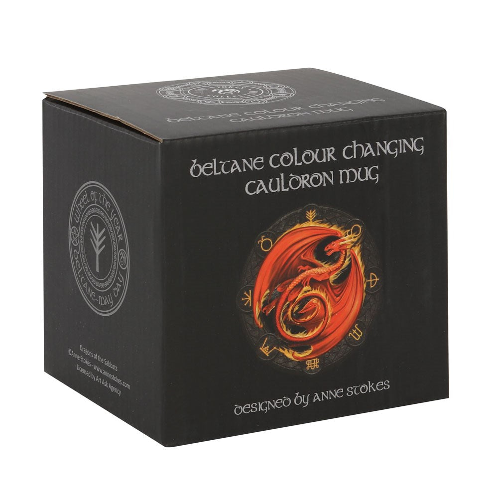 Beltane Colour Changing Dragon Mug by Anne Stokes NEW!
