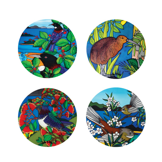 Ceramic NZ Birds Coasters