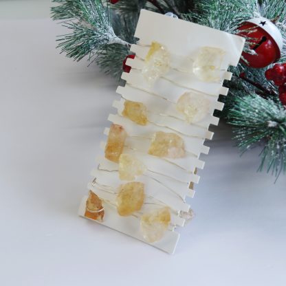 Crystal Fairy Lights Citrine