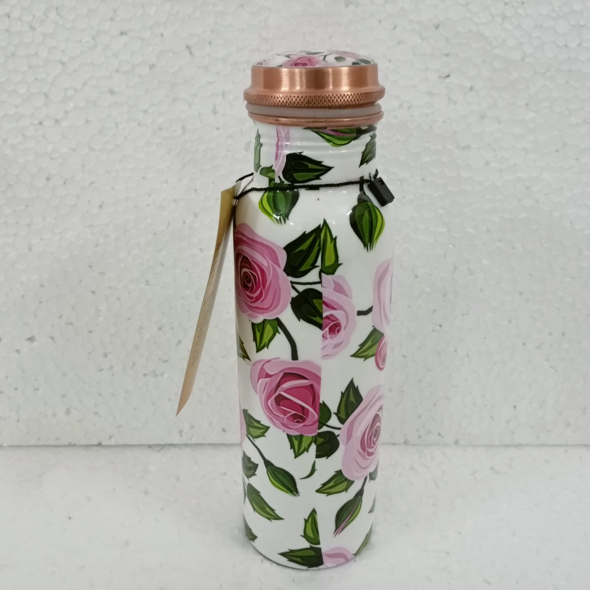 Copper Floral Bottle