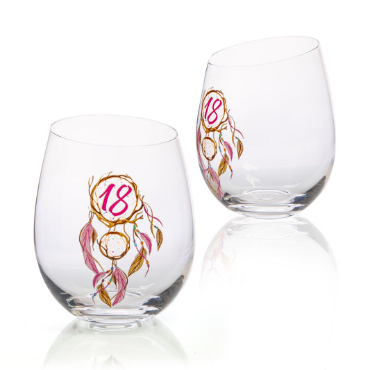 Tallulah Dream Stemless Glasses