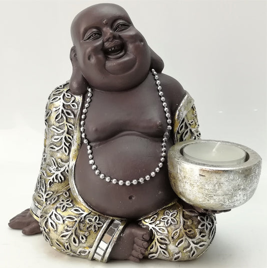 Lucky Buddha Candle Holder