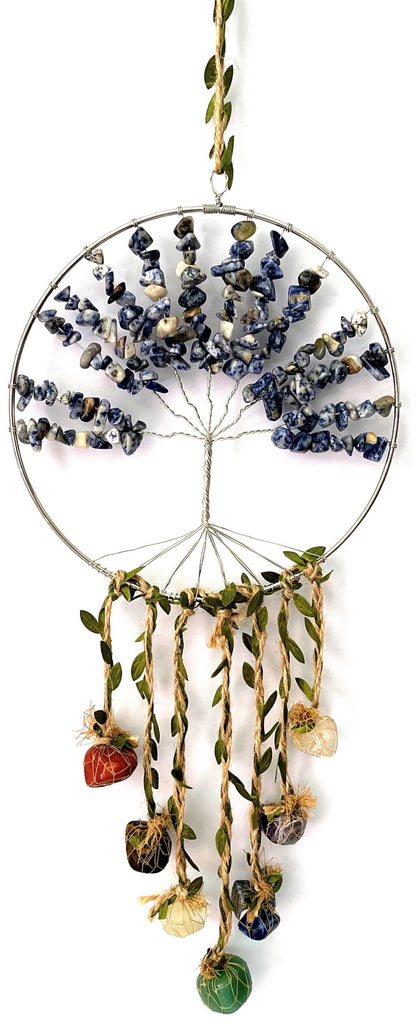 Crystal Tree of Life Dreamcatcher– 7Chakras