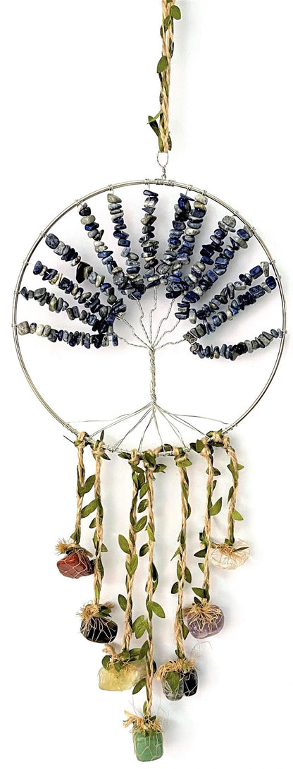 Crystal Tree of Life Dreamcatcher– 7Chakras