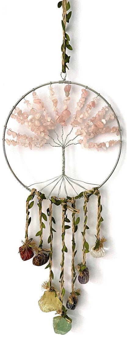 Crystal Tree of Life Dreamcatcher– 7Chakras