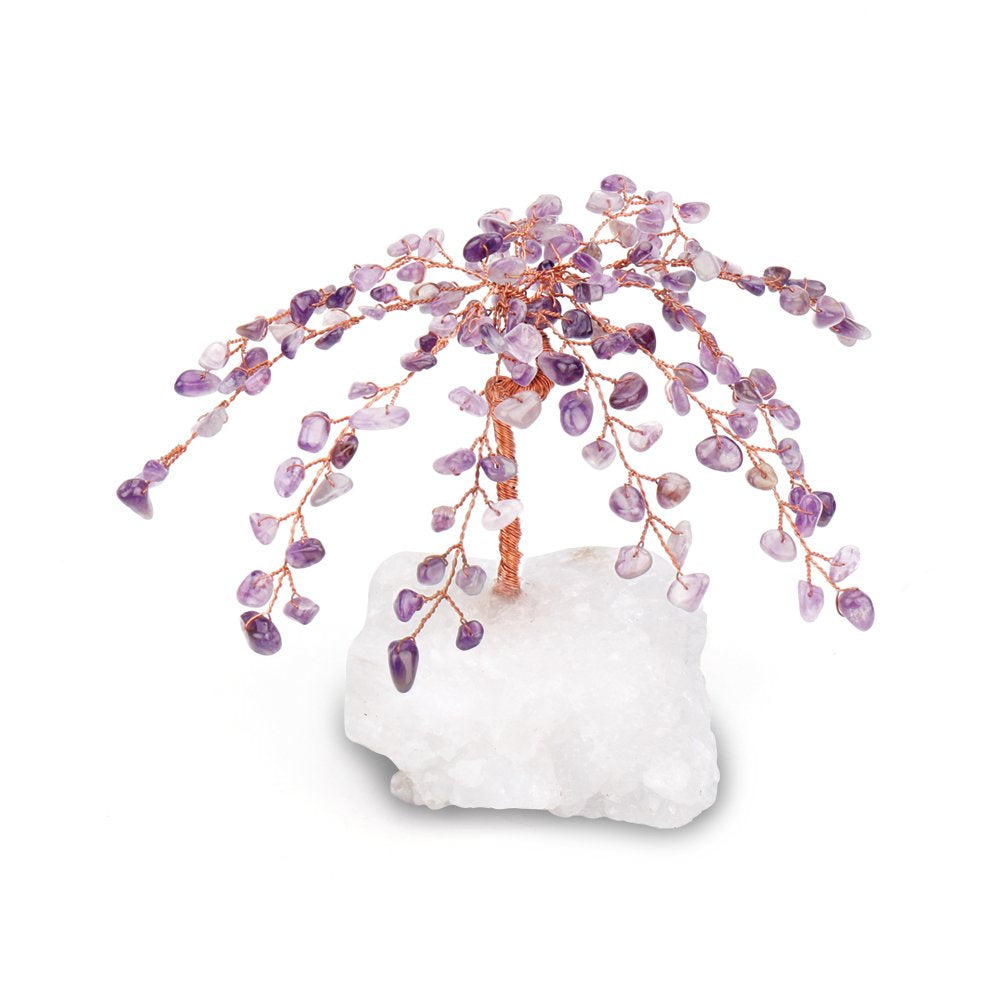 Gemstone Tree Crystal Base Amethyst