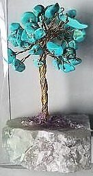 Large Gemstone Tree on Crystal Base