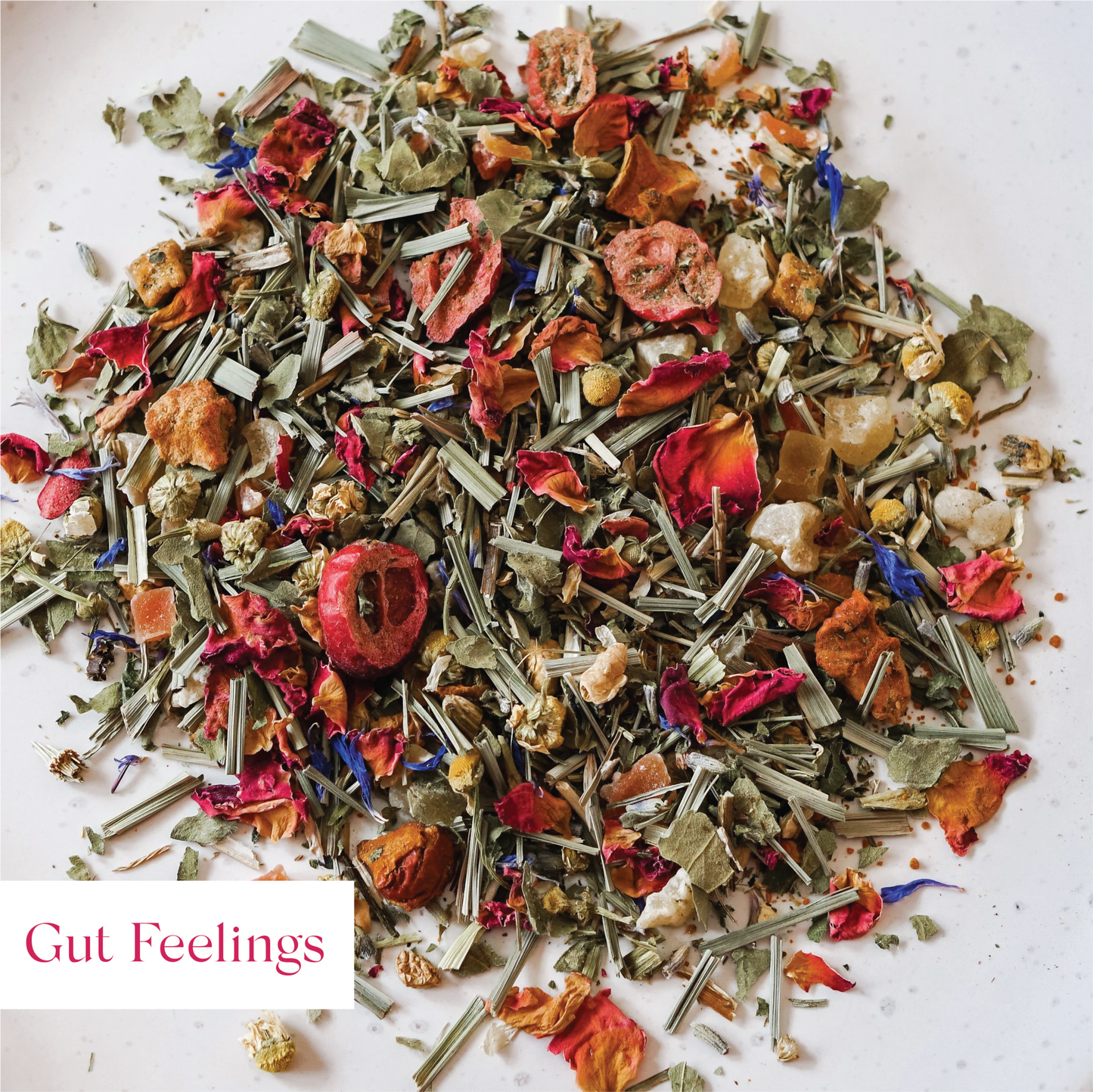 Gut Feelings Glass Jar with Tea
