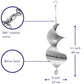 Helix Wind Spinner - Silver
