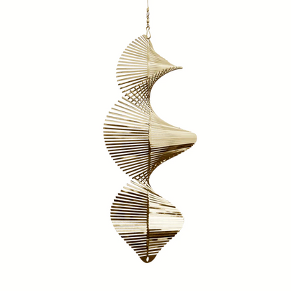 Helix Wind Spinner - White Gold