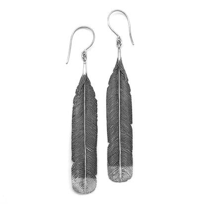 Mini Huia Feather Earrings