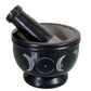 Triple Moon Soapstone Mortar and Pestle