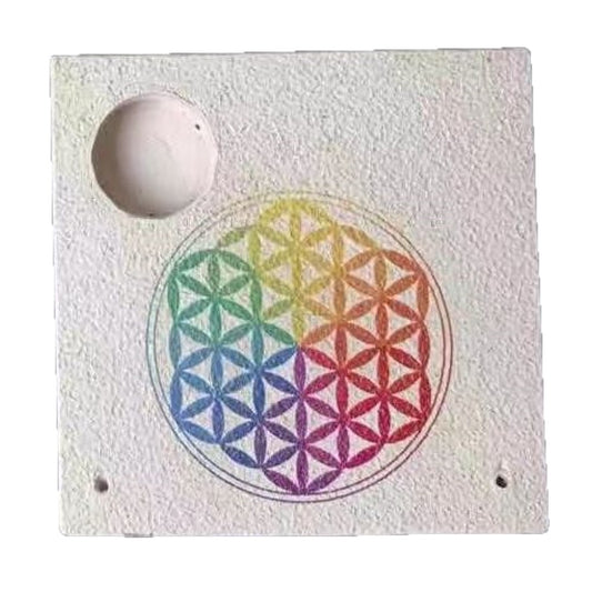 Flower Of Life Incense & Tealight Candle Holder