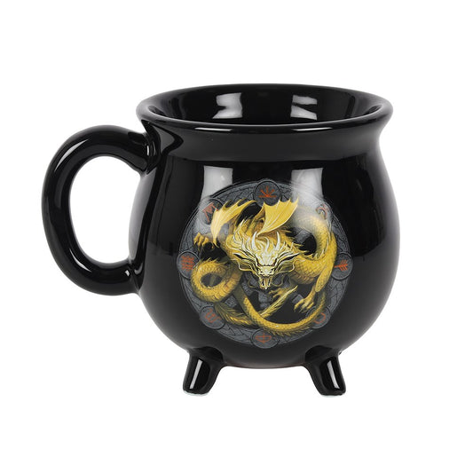 Imbolc Colour Changing Dragon Mug by Anne Stokes NEW!