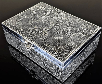 Silver Jewelry Box Tree of Life