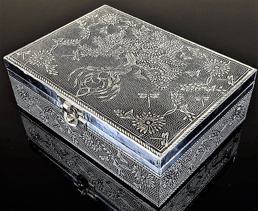Silver Jewelry Box Tree of Life