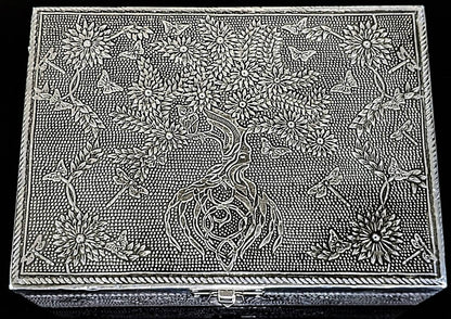 Silver Jewelry Box Tree of Life