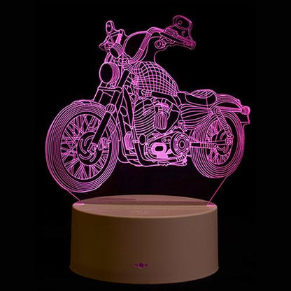 Motorbike Colour Changing Night Light