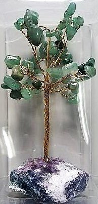 Large Gemstone Tree on Crystal Base