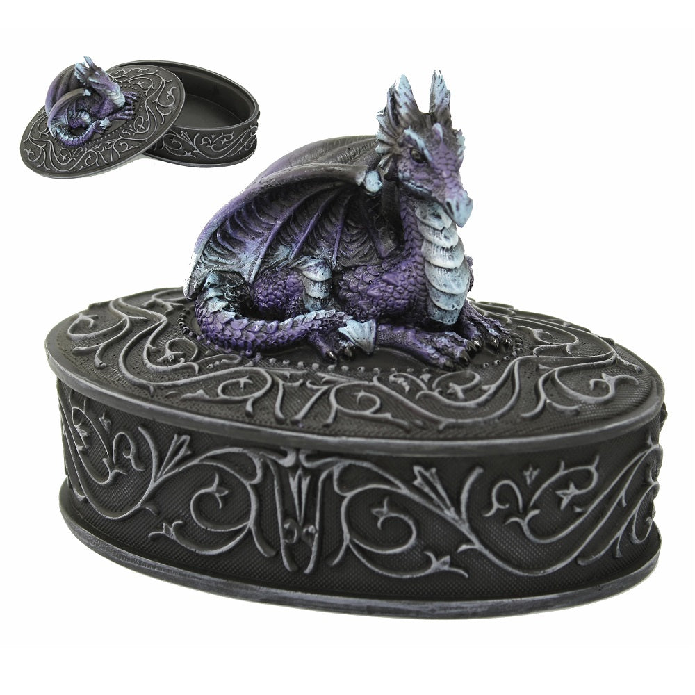 Oval Dragon Trinket Box