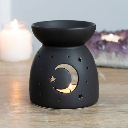 Black Mystical Oil Burner