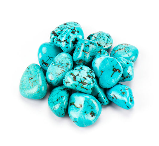 Tumbled Crystal – Green Turquenite ( Howlite )
