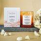 Happiness Jasmine with Citrine Crystal Energy Candles