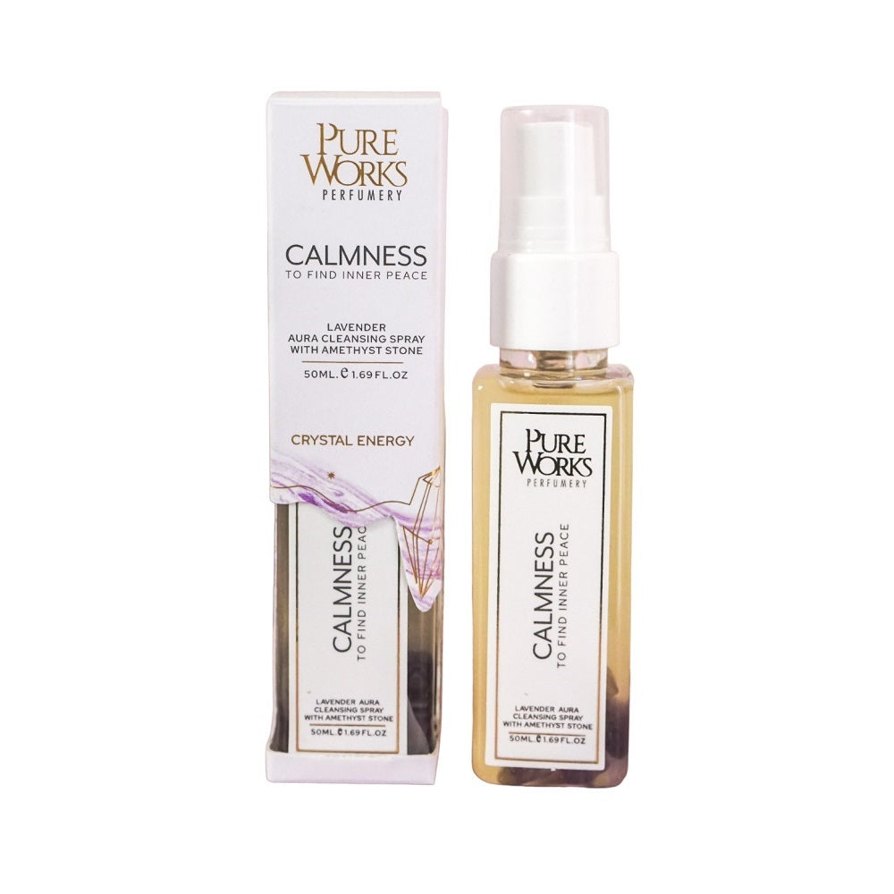 Calmness Lavender with Amethyst Aura Energy Cleansing Spray