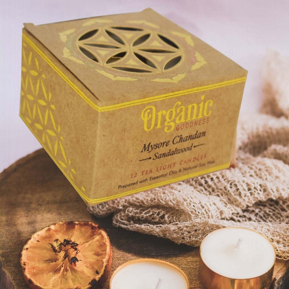 Organic Goodness Tealight Candles